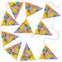 Party Time Guirlande de 10 Fanions, 3,6 m