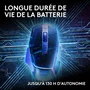 Logitech G502 X Plus - Souris gamer sans fil - Lilas foncé