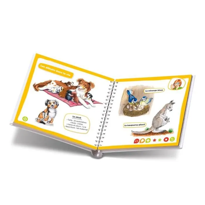 Ravensburger 13099022 - Livre interactif tiptoi Mini Doc' Les bébés animaux, jeu éducatif pour enfants à partir de 4 ans, avec son et apprentissage sur les animaux