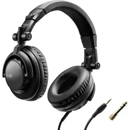 Hercules HDP DJ45 - Casque DJ haute performance pliable avec écouteurs pivotants - Câble de 2m - Impédance 60 ohms - Noir