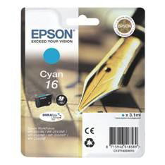 Epson Cartouche d'encre 162240 Cyan pour WF-2010 Epson Cartouche d'encre 162240 Cyan pour WF-2010