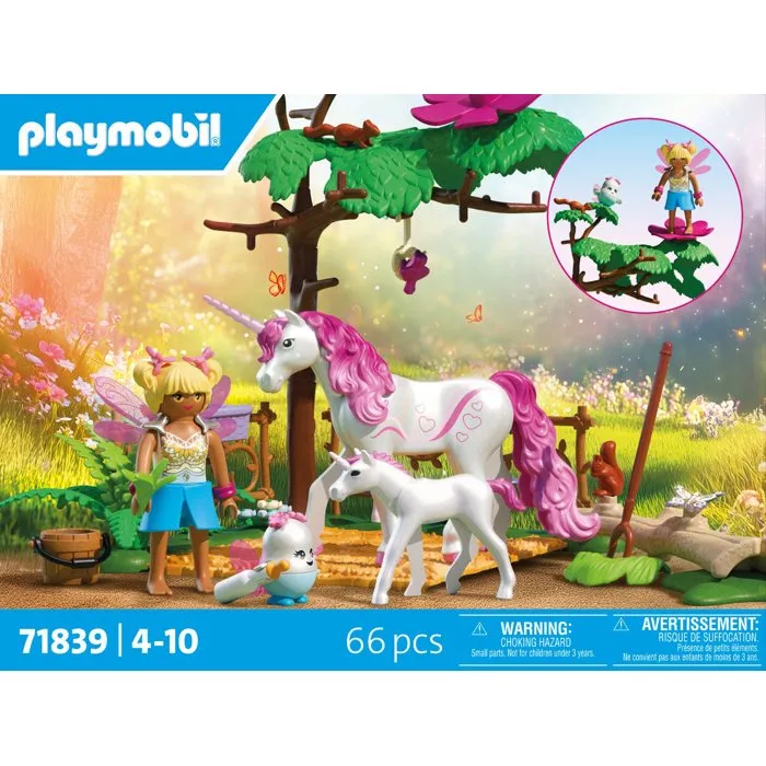 PLAYMOBIL Écurie licorne magique avec maman licorne et poulain 71839 PLAYMOBIL Écurie licorne magique avec maman licorne et poulain 71839