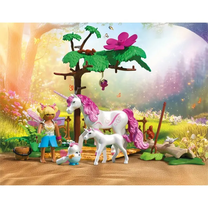 PLAYMOBIL Écurie licorne magique avec maman licorne et poulain 71839 PLAYMOBIL Écurie licorne magique avec maman licorne et poulain 71839