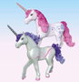 Playmobil Étable Magique Licorne avec Maman et Poulain