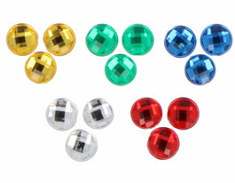Innspiro 100 cabochons ronds en cristal multicolore 5mm pour collage