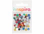 Innspiro 100 cabochons ronds en cristal multicolore 5mm pour collage
