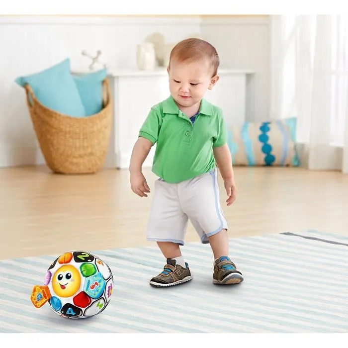 VTech Baby Balle d'éveil Zozo Mon Ballon Rigolo - Jouet éducatif interactif pour bébé 6-36 mois avec sons, lumières, chiffres et couleurs