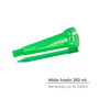WOLFPACK LINEA PROFESIONAL Pluviomètre Plastique Vert 350 ml