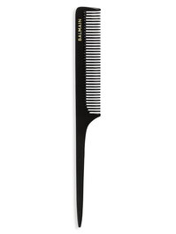 Balmain Peigne Queue pour Cheveux - Accessoire Coiffure Unisexe en Plastique Noir et Blanc