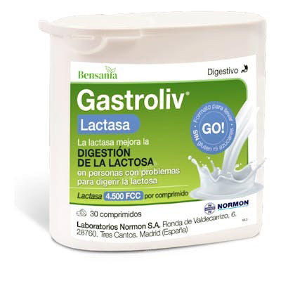 BENSANIA GASTROLIV LACTASA 4500 30 COMP BENSANIA GASTROLIV LACTASA 4500 30 COMP