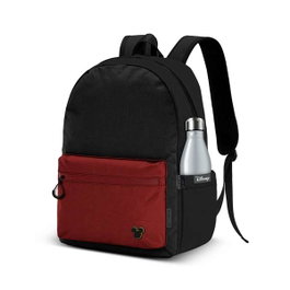 Karactermania Mickey Mochila Block Mk 44x30x18cm Sac à dos urbain en polyester noir - Âge 36 mois