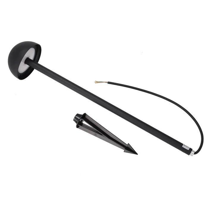 Balise LED d'extérieur Ocala 60 cm 12W 220VAC 3000K Noir