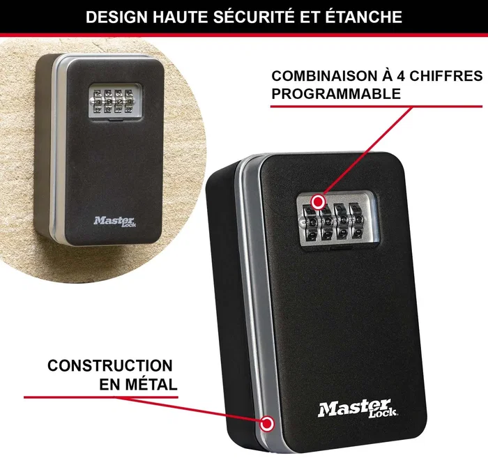 Master Lock Boîte à clés 5410EURD Taille Moyenne Master Lock Boîte à clés 5410EURD Taille Moyenne