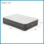 Bestway 1069050XXX23 Lit Gonflable 2 Places Fortech avec Traitement Antimicrobien Ultra-Fresh pour un Sommeil Sain, Pompe Intégrée, Gonflage Rapide 5 min, Dimensions 203x152x46 cm