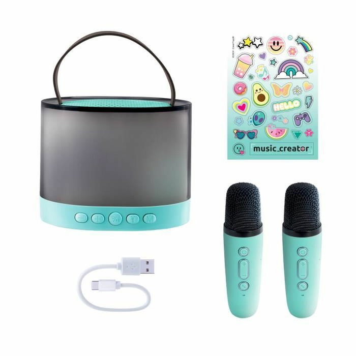 Canal Toys Mini Station Karaoké avec 2 Microphones sans fil Canal Toys Mini Station Karaoké avec 2 Microphones sans fil