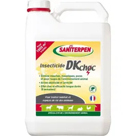 Saniterpen DK 5L - Insecticide longue durée, parfum Pin des Landes - Prévient maladies, élimine insectes volants et rampants