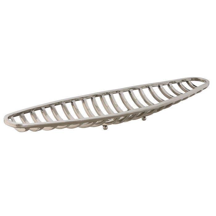 Home ESPRIT Centre de Table Argenté Acier 51 x 12 x 6 cm Home ESPRIT Centre de Table Argenté Acier 51 x 12 x 6 cm