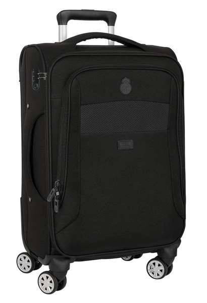 Safta Trolley cabine souple 20" Real Madrid Premium - Valise à main 35 x 51 x 20 cm - Recommandé à partir de 3 ans
