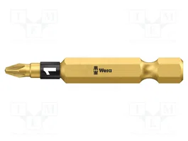 WERA Embout de tournevis Pozidriv® PZ1 1/4 pouces 50mm