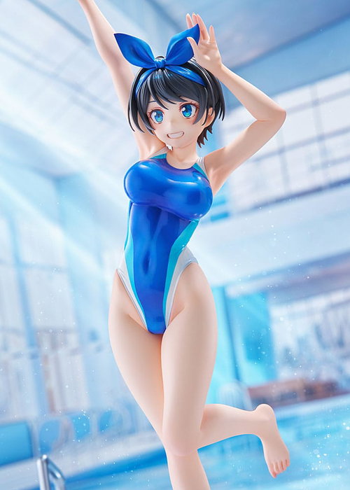 Amakuni Rent-a-Girlfriend Statuette Ruka Sarashina Competition Swimsuit Ver. 29 cm