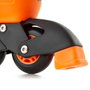 Molto Patines 4 en linea ajustables - Patins à roulettes alignées 4 roues couleur orange - Taille M (35/38)