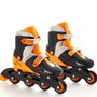 Molto Patines 4 en linea ajustables - Patins à roulettes alignées 4 roues couleur orange - Taille M (35/38)