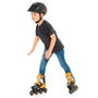 Molto Patines 4 en linea ajustables - Patins à roulettes alignées 4 roues couleur orange - Taille M (35/38)