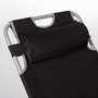 Color Baby Tumbona Aktive Chaise longue inclinable avec coussin en polyester, dimensions 177 x 47 x 34/85 cm