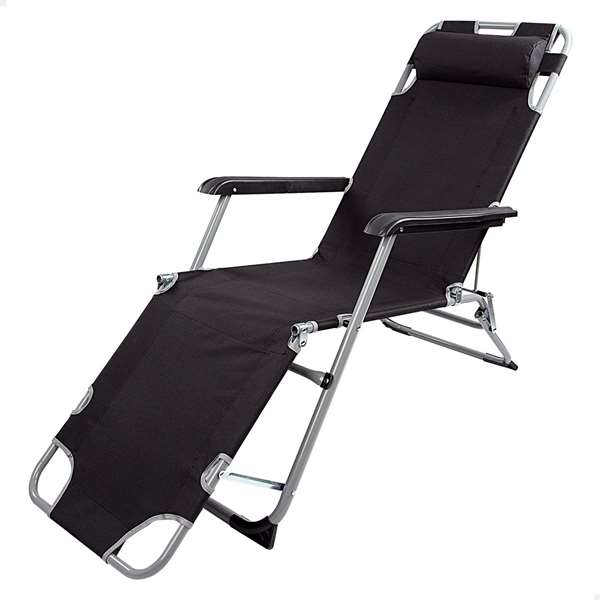 Color Baby Tumbona Aktive Chaise longue inclinable avec coussin en polyester, dimensions 177 x 47 x 34/85 cm Color Baby Tumbona Aktive Chaise longue inclinable avec coussin en polyester, dimensions 177 x 47 x 34/85 cm