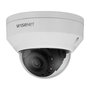 Hanwha Camera de surveillance extérieure dôme antivandalisme 2MP IR, objectif 2.8mm fixe, vision nocturne 30m, PoE, IP66, IK10