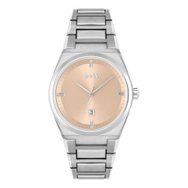 Boss 1502670 - Montre analogique femme argentée et dorée