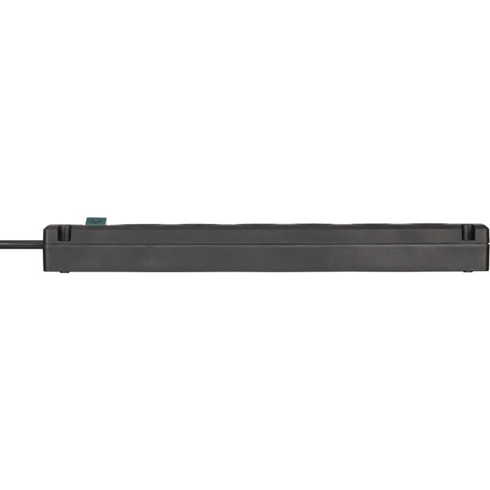 Brennenstuhl Bremounta Multiprise 6 prises avec interrupteur, noir, 3m