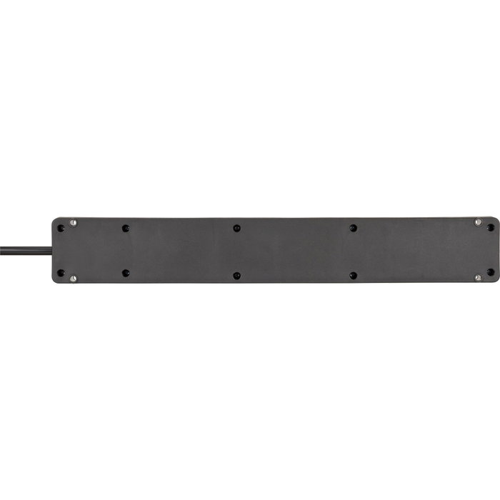 Brennenstuhl Bremounta Multiprise 6 prises avec interrupteur, noir, 3m