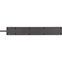 Brennenstuhl Bremounta Multiprise 6 prises avec interrupteur, noir, 3m