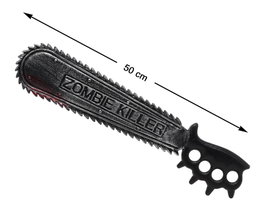 Atosa Scie Noire Zombie Killer de 50 cm pour Déguisement
