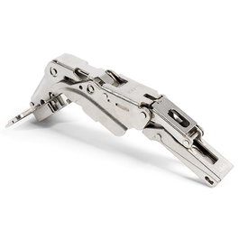 Salice S200 Zero - Charnière amortie pour cuisine et placard - Ø35 mm, 155° ouverture, finition nickel - Système Silentia+, coude droit