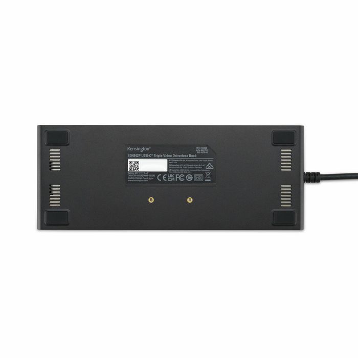 Kensington SD4842P - Station d'accueil USB-C 10 Gb/s avec triple sortie vidéo, PD 100 W, 3 écrans, Ethernet et USB