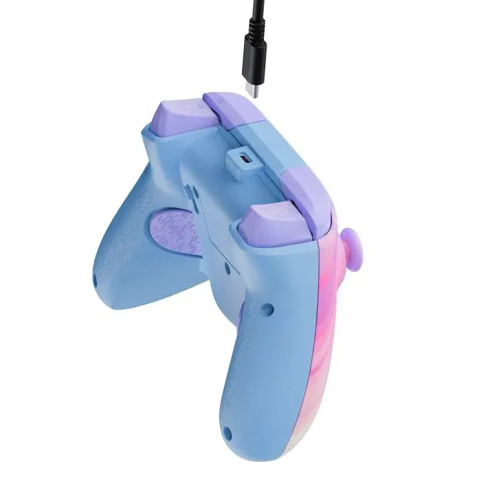 Turtle Beach Rematch Advanced Manette Filaire Phosphorescente Cotton Candy pour Xbox Series X|S, Xbox One et PC