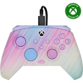 Turtle Beach Rematch Advanced Manette Filaire Phosphorescente Cotton Candy pour Xbox Series X|S, Xbox One et PC