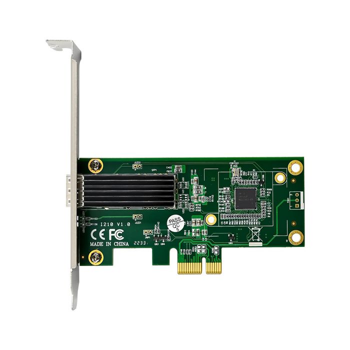 MicroConnect Carte réseau PCIe Ethernet serveur 1 port SFP pour connexion fibre longue distance Gigabit MicroConnect Carte réseau PCIe Ethernet serveur 1 port SFP pour connexion fibre longue distance Gigabit