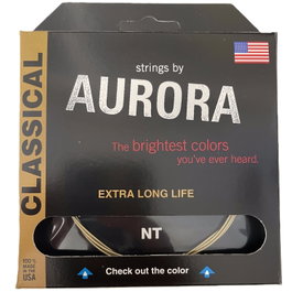 AURORA STRINGS Gold Nt Cordes pour guitare classique nylon et cuivre argenté