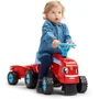 FALK Porteur Tracteur avec Remorque Tractor Go! - Jouet pour Enfant dès 1 an, 100% Fabriqué en France, 40% Plastique Recyclé