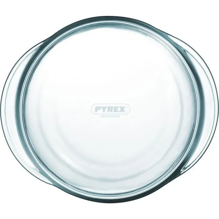 Pyrex - Lot de 2 Cocottes en Verre de 1,6 L - Résistantes au Four, Congélateur et Chocs Thermiques (-40°C à +350°C) - Sans BPA