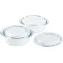 Pyrex - Lot de 2 Cocottes en Verre de 1,6 L - Résistantes au Four, Congélateur et Chocs Thermiques (-40°C à +350°C) - Sans BPA