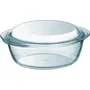 Pyrex - Lot de 2 Cocottes en Verre de 1,6 L - Résistantes au Four, Congélateur et Chocs Thermiques (-40°C à +350°C) - Sans BPA