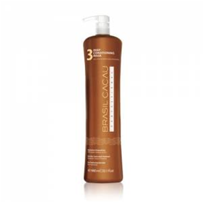 Brasil Cacau - Masque Hydratation Profonde 980ml - Étape 3 - Pour Finition Traitement Lissage - Réparation, Brillant, Douceur - pH 4.5 Brasil Cacau - Masque Hydratation Profonde 980ml - Étape 3 - Pour Finition Traitement Lissage - Réparation, Brillant, Douceur - pH 4.5