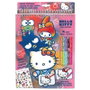 KIDS LICENSING Set de Coloriage Hello Kitty avec Crayons de Couleur - Coffret d'Activité Créative pour Enfants