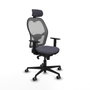 Piqueras y Crespo Chaise de Bureau Jorquera 1D036G2 Gris foncé