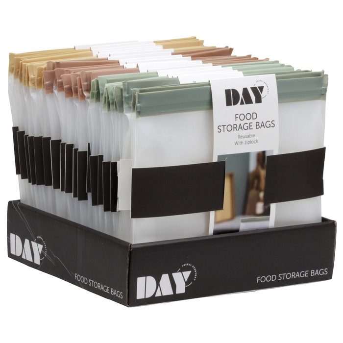 Day Lot de 2 sacs de conservation pour snacks