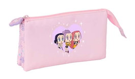 Safta Trousse Triple K-Pop Demon Hunters Chibi 22x12x3cm